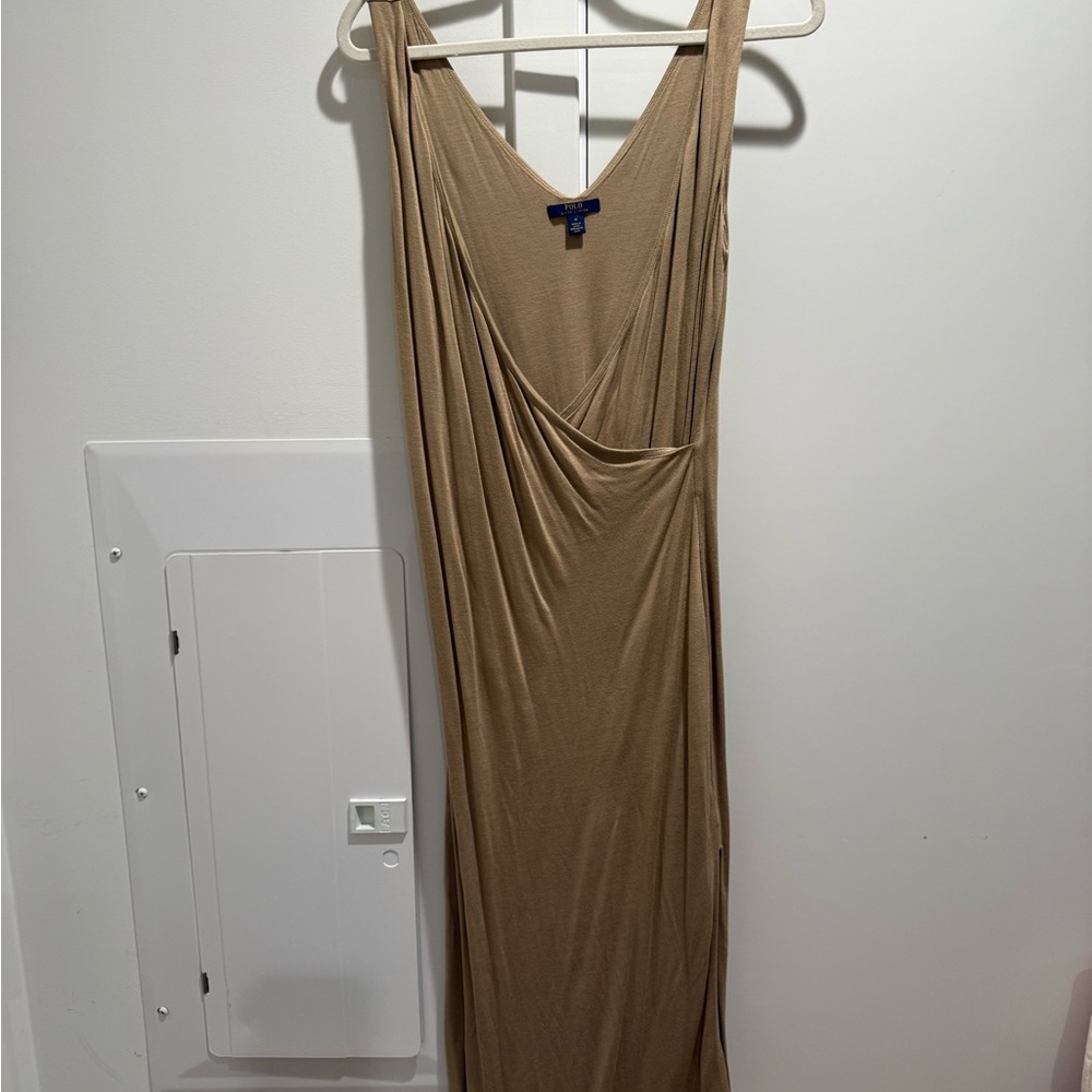 Polo by Ralph Lauren Tan Maxi Dress